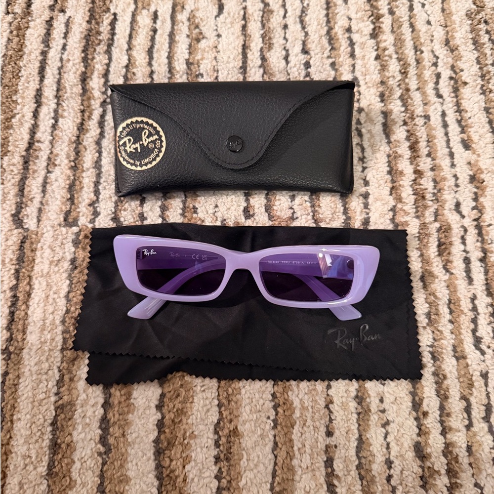 Ray-Ban Purple Sunglasses with Case